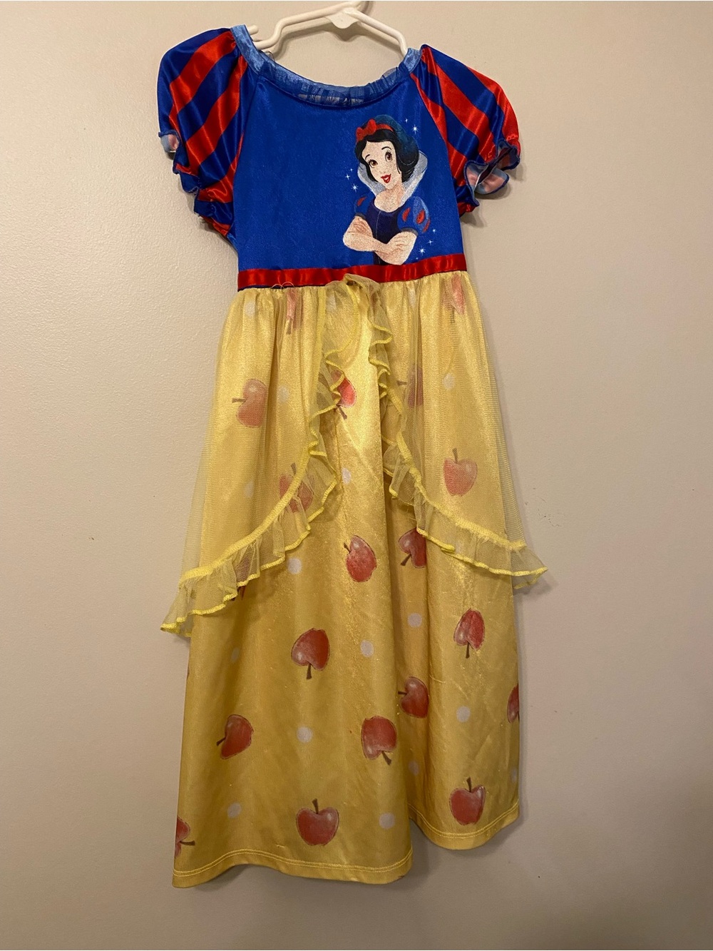 Disney Girls' Snow White Costume Dress in Blue, Red & Yellow